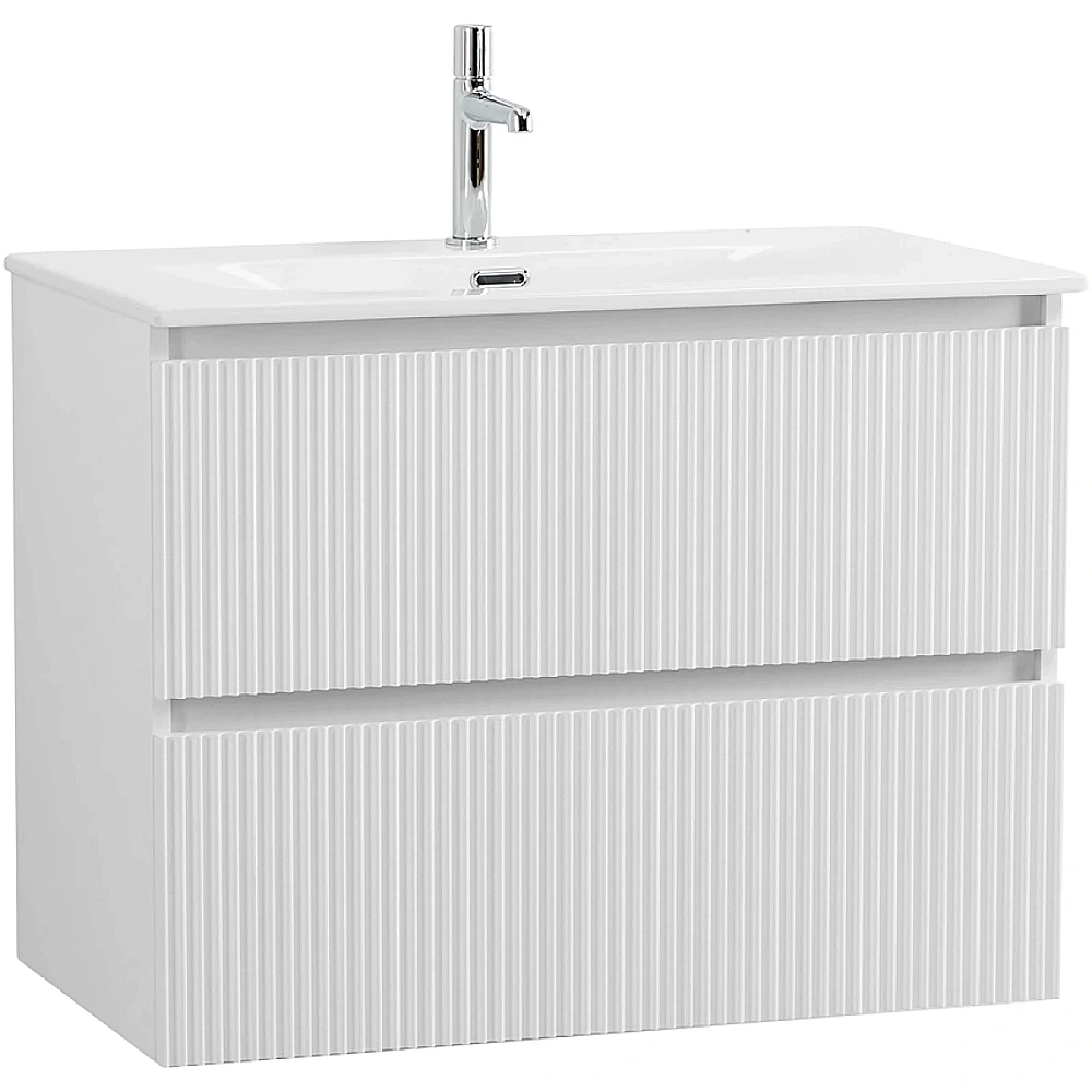 Тумба с раковиной BelBagno UNO-MINI 80 Bianco Opaco