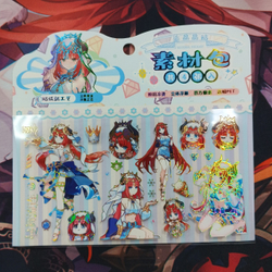 Прозрачные стикеры "Genshin Impact - Нилу"