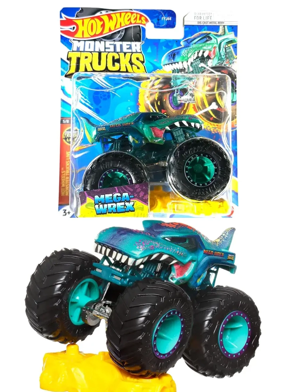 Машинка Monster Trucks Хот Вилс Mega WREX FYJ44 HNW29