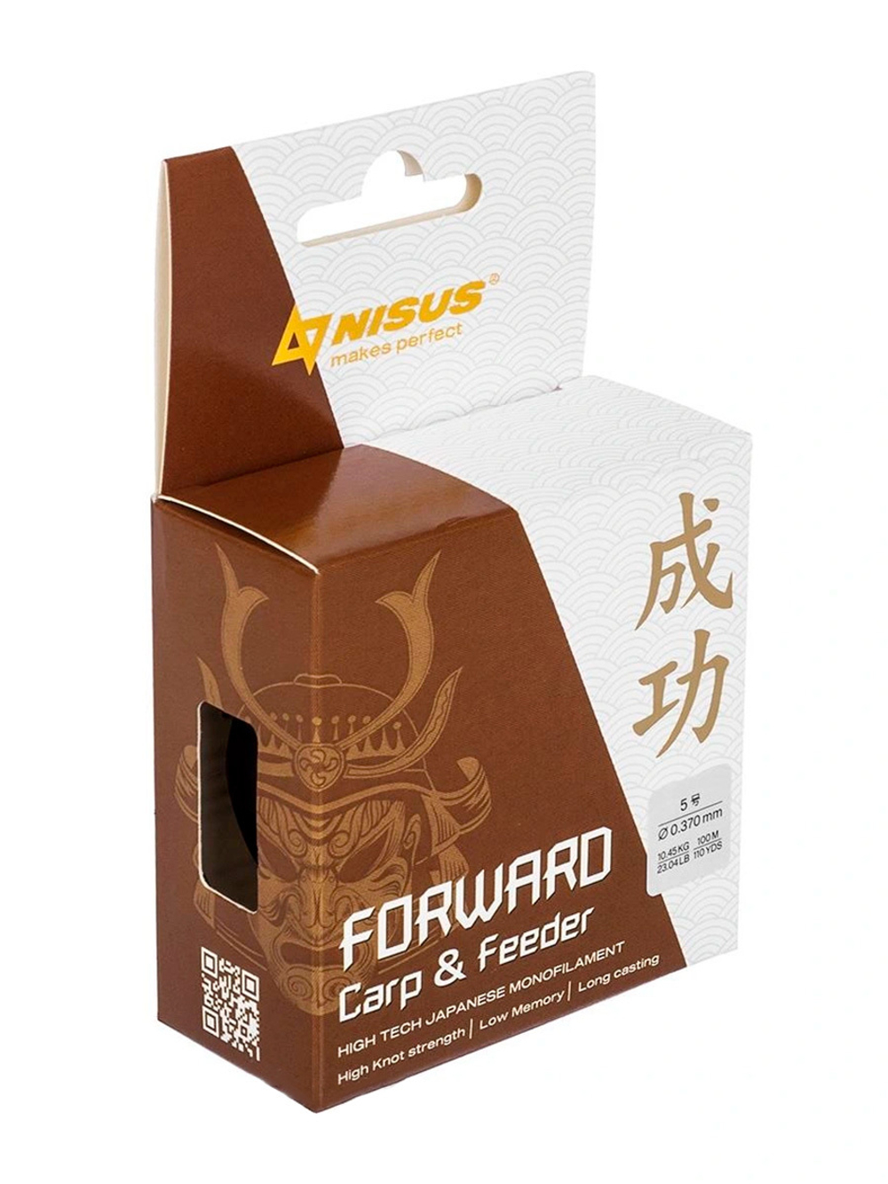 Леска для рыбалки Nisus FORWARD Carp&Feeder brown Nylon 0,437mm/150m (N-FCF-0437-150)