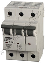 СВЕТОЗАР 3-полюсный, 40 A″C″ откл. сп. 6 кА, 400В, Автоматический выключатель (SV-49023-40-C)