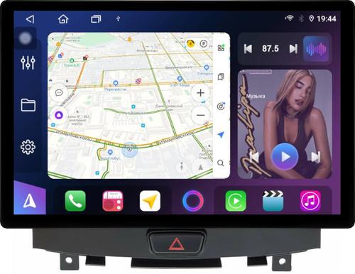Магнитола для Infiniti EX35 2007-2009 - FarCar BX877 монитор 13" 2K QLED на Android 13, Быстрая, CarPlay, 4G SIM-слот