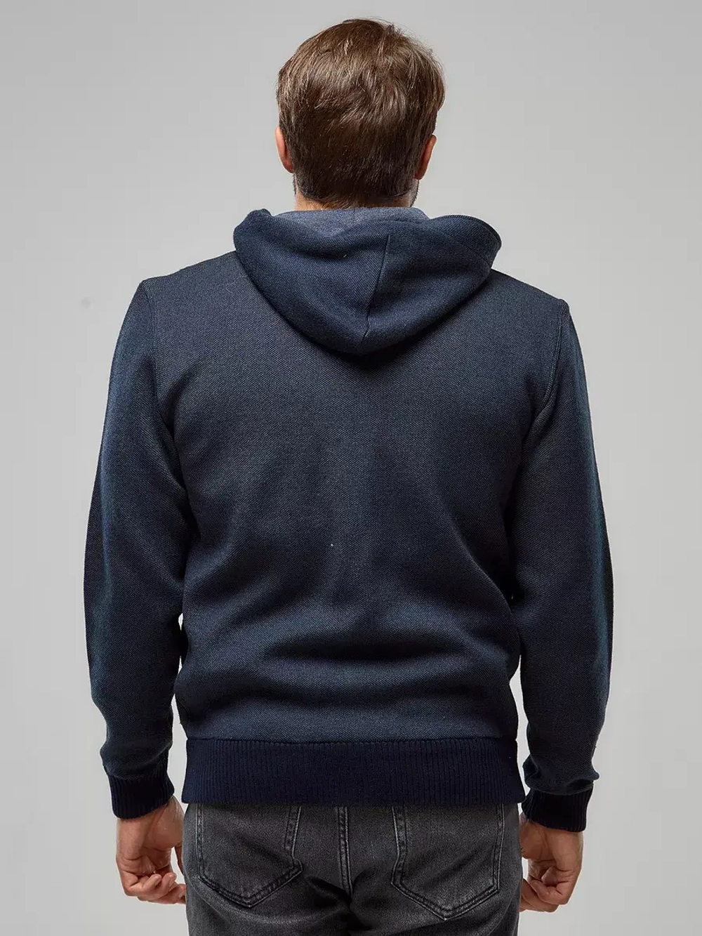 Кардиган с капюшоном на молнии