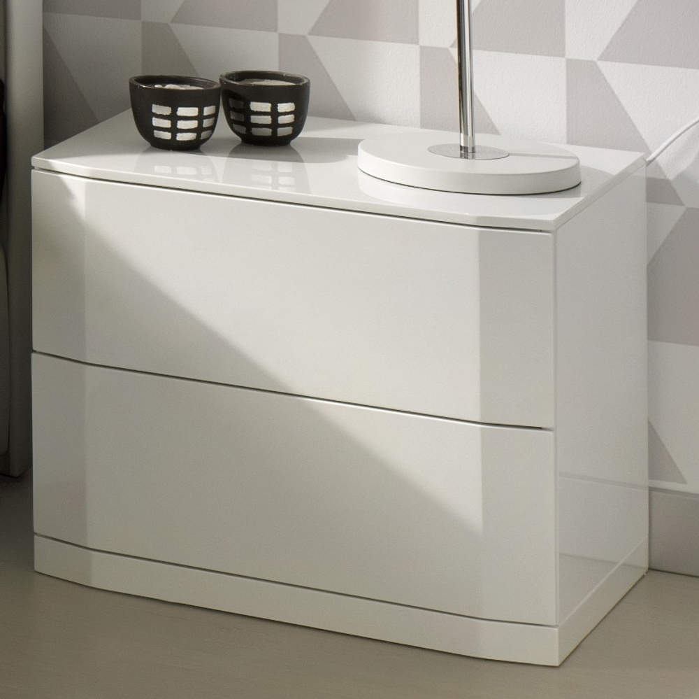 Тумба прикроватная DUPEN M-102 белая