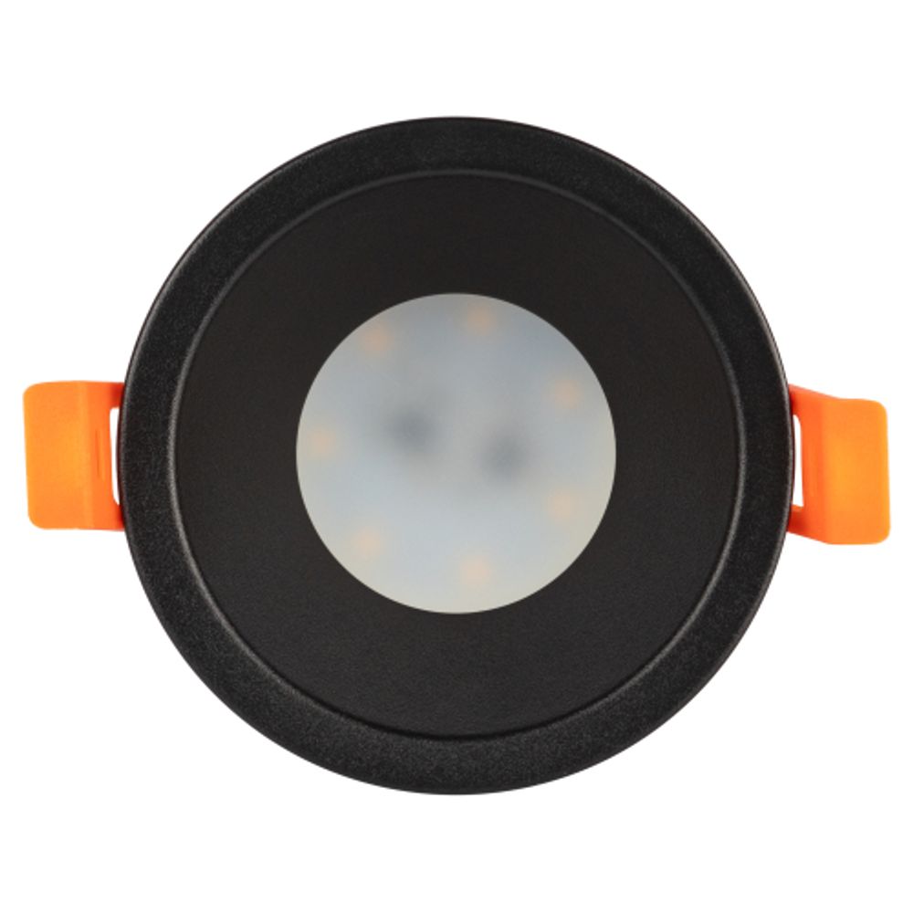 Светильник встраиваемый алюминиевый ЭРА KL97 BK под лампу MR16 GU5.3 черный