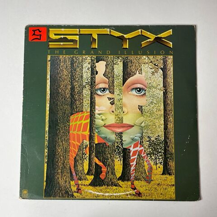 Винтажная виниловая пластинка LP Styx The Grand Illusion (Holland 1977)