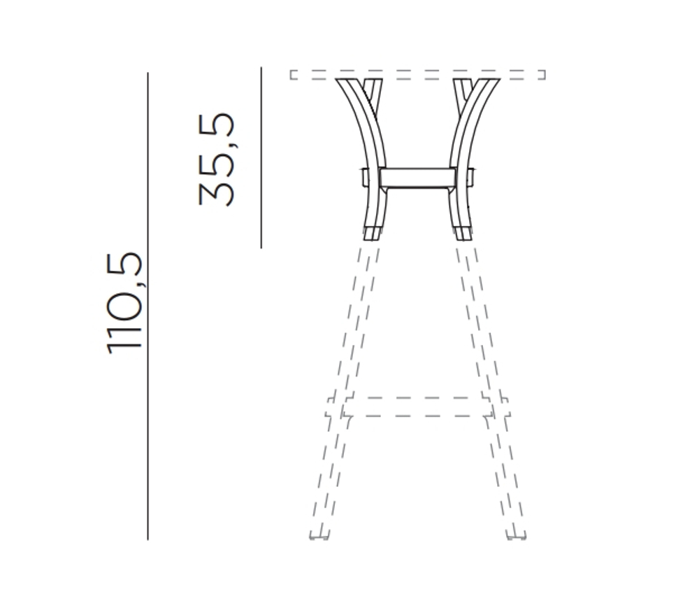 Комплект для увеличения высоты стола Kit Combo High