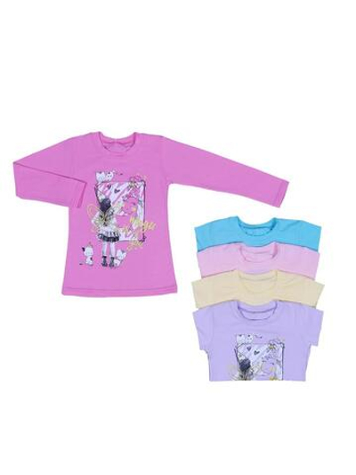 Лонгслив цв в ассорт р.98 (Счастливая малинка)