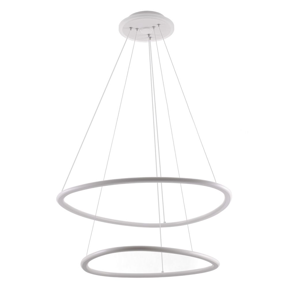 Citilux ТRIO CL215B060E LED Люстра подвесная с пультом Белая