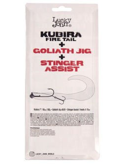 Виброхвост LJ 3D Series Kubira Fire Tail 7" (17,5 см), цвет PG45, 1 шт.