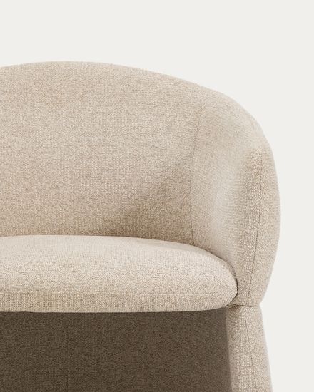 Стул Bosca из бежевой синели