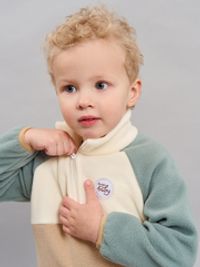 Костюм флисовый Колор блок "Полынь" 0+