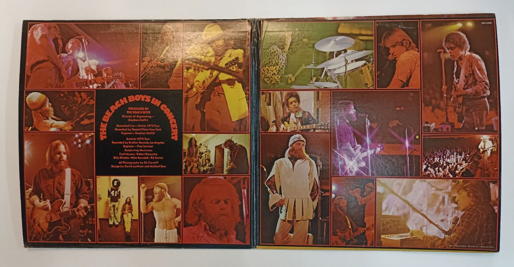 Винтажная виниловая пластинка LP The Beach Boys In Concert 2LP (USA 1973)