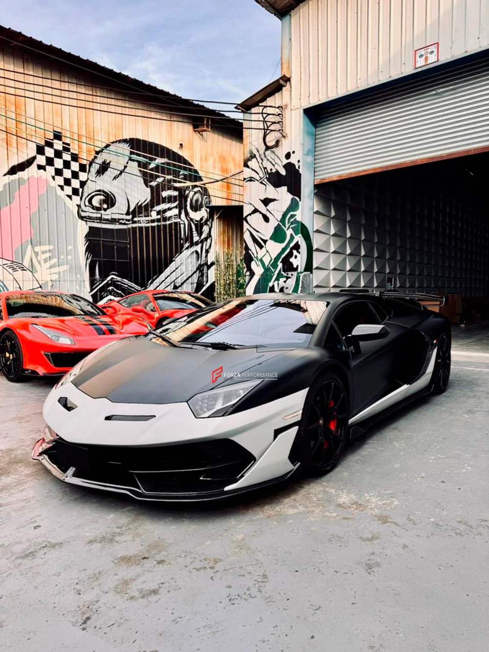 Карбоновый обвес переделка в LP770 SVJ для LAMBORGHINI AVENTADOR LP700 / LP720 / LP750 Ламборгини