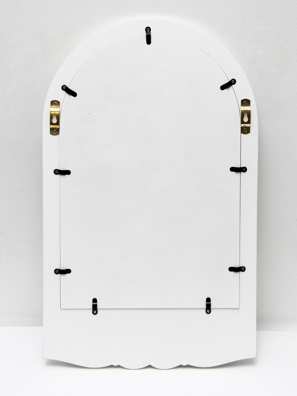 Декор для дома и интерьера зеркало настенное с полкой 30*50 см