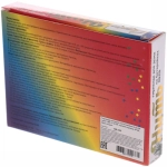 Гирлянда для дома на батарейках 2,2м 20 ламп LED от 2*АА, прозрач.провод, IP-20, Мультицвет