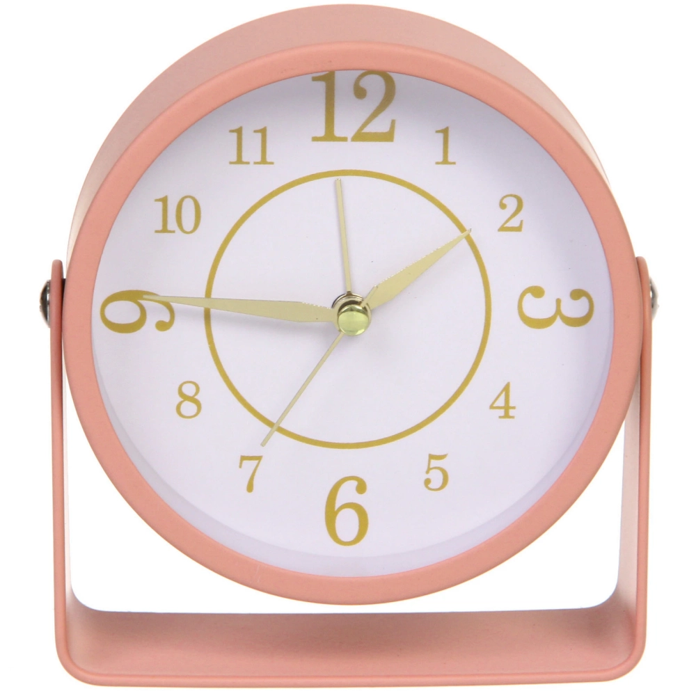 Будильник «GLORIA» 11*4см розовый