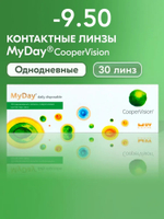 Однодневные контактные линзы MyDay daily disposable (уп. 30 линз)