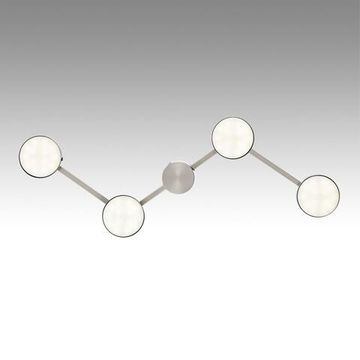 8116/4C COMFI LN26 250 никель, металл Люстра потолочная LED GX53 4*7W 220V SANATA