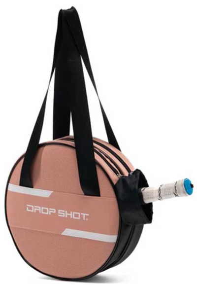 Элегантная сумочка Bassan круглая светло-коралловая Drop Shot