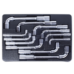 Набор торцевых ключей Г-образных, ложемент, 12 предметов KING TONY 9-1812MR