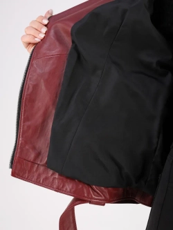 Кожаная куртка демисезонная косуха