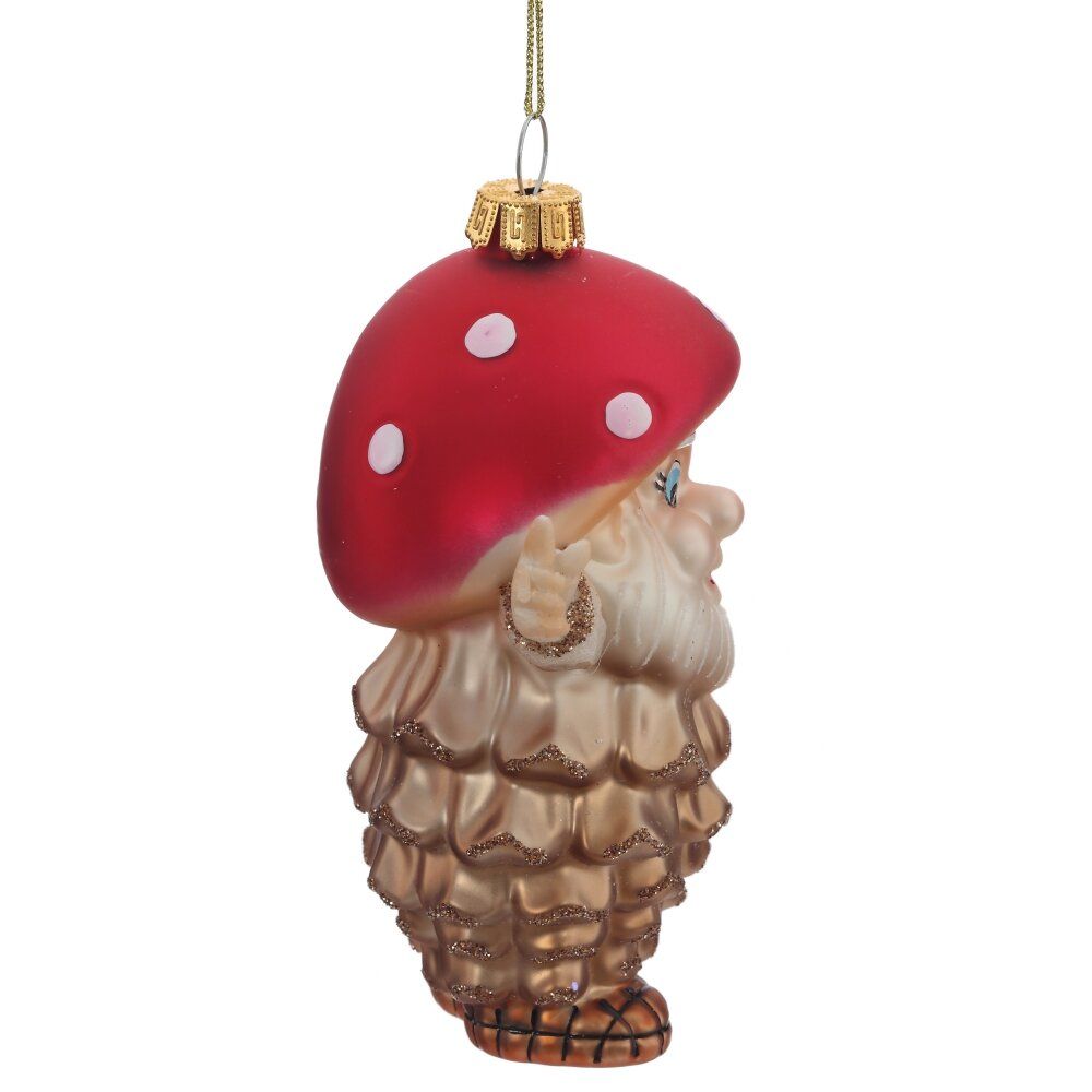 GAEM Украшение новогоднее "Гриб", L8,5 W6 H13 см