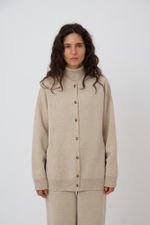 Тестовый образец.Бомбер Serena из extra fine мериноса 100%. Цвет мокко. №59