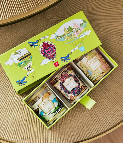 Rio-Mexico-Miami, набор свечей trio travel, Baobab Collection