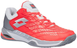 Женские Кроссовки теннисные Lotto Mirage 100 Clay W - fiery coral/all white