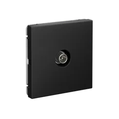 Розетка телевизионная оконечная TV ArtGallery 1дБ механизм карбон SE GAL001091