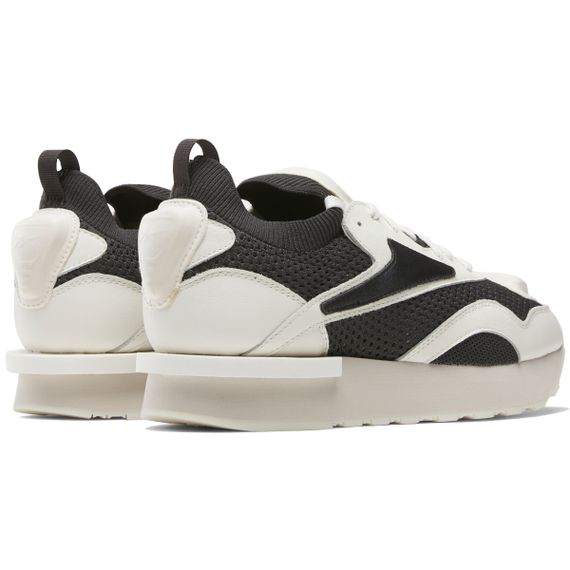 Кроссовки reebok Бежевые Низкие Белые/Черный Унисекс