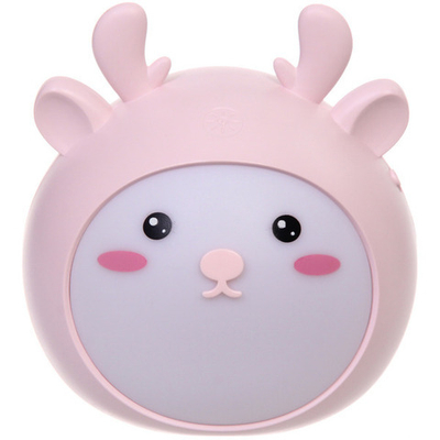 Светильник «Sweet - Оленёнок» 12.5*12.5*13см LED, USB 0.6-4.2W 5V, Розовый