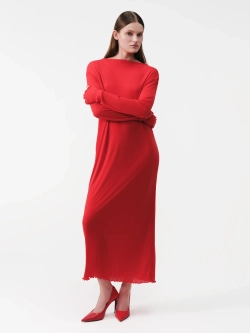 Платье миди из кашемира OLA OLA