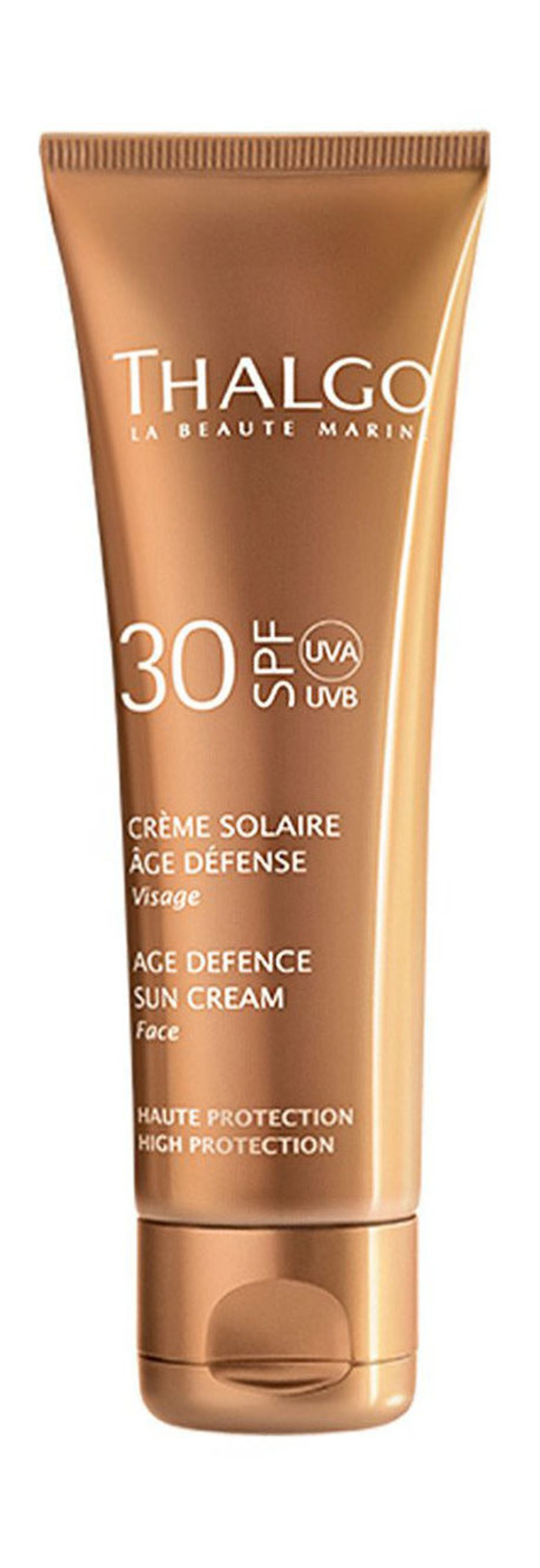 Thalgo Антивозрастной крем для лица для защиты от солнца Age Defense Sun Face Cream SPF30+ 50 мл