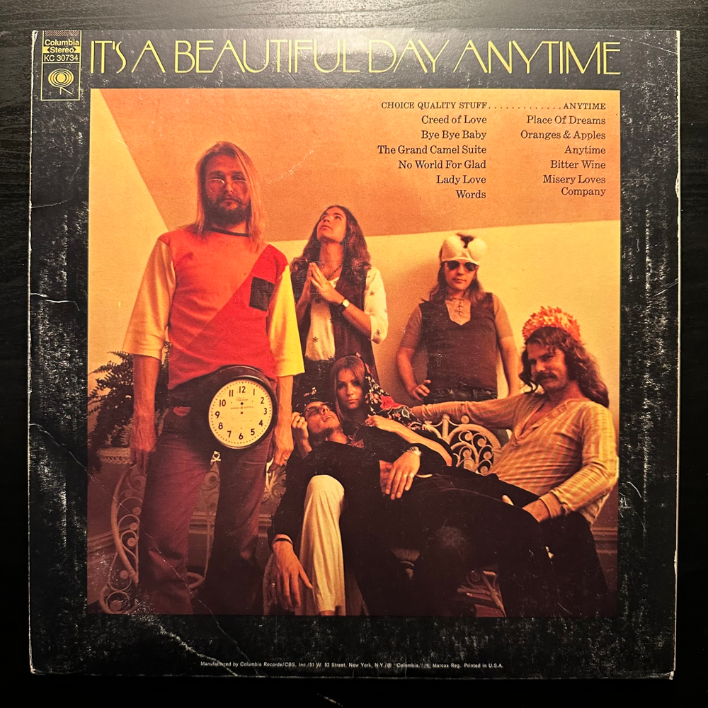 It's A Beautiful Day - Choice Quality Stuff / Anytime (США 1971г.)