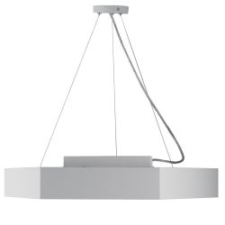 Светильник LED ЭРА Geometria SPO-123-W-40K-045 Hexagon 45Вт 4000К 2500Лм IP40 600*600*80 белый подвесной