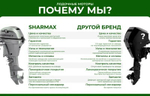 4х-тактный лодочный мотор SHARMAX SMF20HES