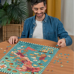 Ravensburger - Пазл Карта итальянских сладостей 1000 элементов. 012375