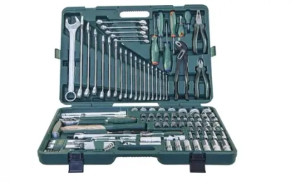 Jonnesway S04H524127S (S04H524127S18) Набор инструмента универсальный 1/2", 1/4"DR, 127 предметов