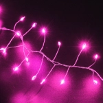 Гирлянда для дома 2,0 м 150 ламп LED «Мишура», IP-40, Розовый