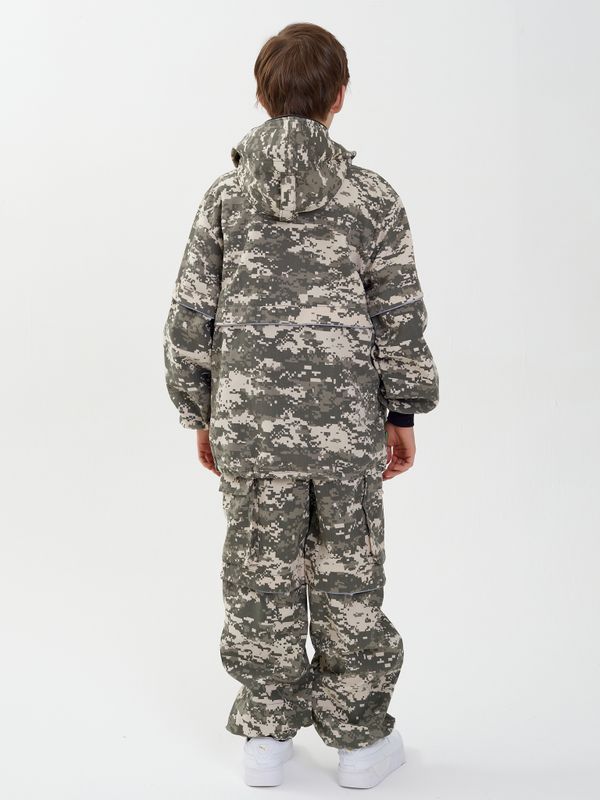 Костюм летний Антигнус-Детский ткань Твил-Пич цвет 128/2 (св. пиксель)