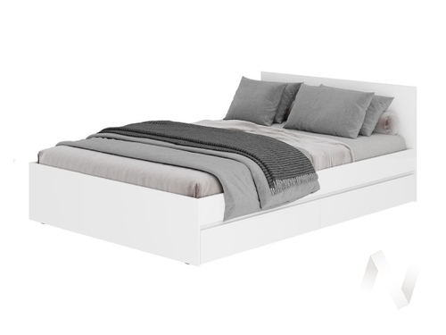 Кровать 1.4 КР-12 МС Симпл с основанием (белый)