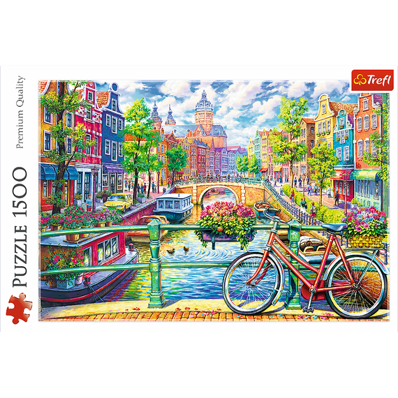Puzzle "1500" - Amsterdam Canal