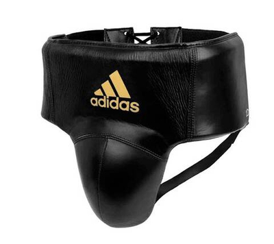 Защита паха мужская AdiStar Pro Groin Guard черно-золотая adiPGG01PRO