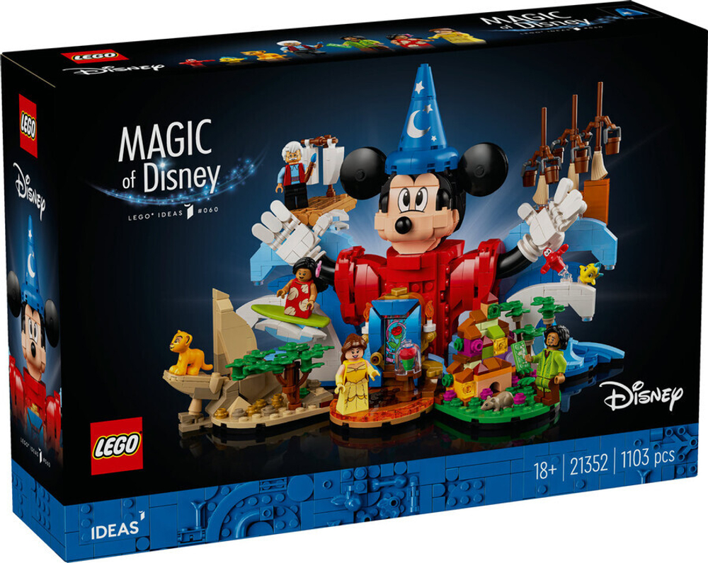 Конструктор LEGO Ideas Disney 21352 Диснеевская Магическая Вселенная