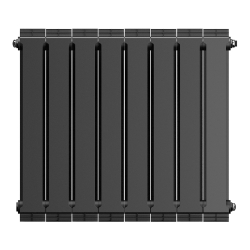 Радиатор биметаллический Piano Forte черный 500 8 секции