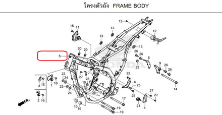 50100-K1T-E50ZA. BODY COMP., FRAME *NH146M* (NH146M ACCURATE SILVER METALLIC)