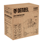 Компрессор воздушный DC1500/24, прямой привод, 1.5 кВт, 24 литра, 220 л/мин Denzel