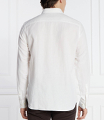 Льняная рубашка C-HAL-kent-C4-232 BOSS BLACK - белый(50513661)